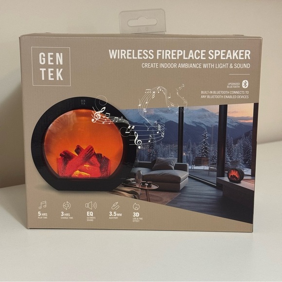 GENTEK Other - GENTEK Wireless Fireplace Speaker